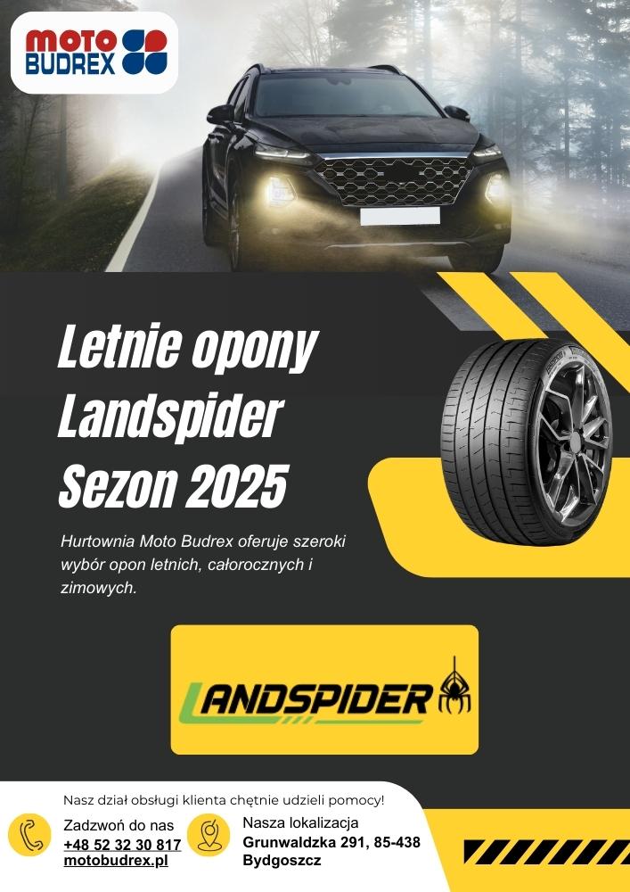 Katalog opon osobowych Landspider (letnie) Sezon 2025 Moto Budrex